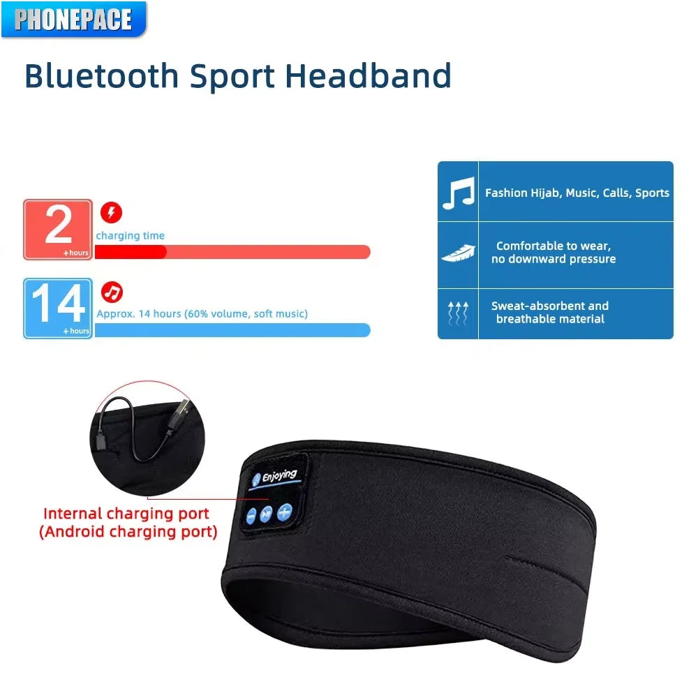 SleepSport Wireless Headband Headphones