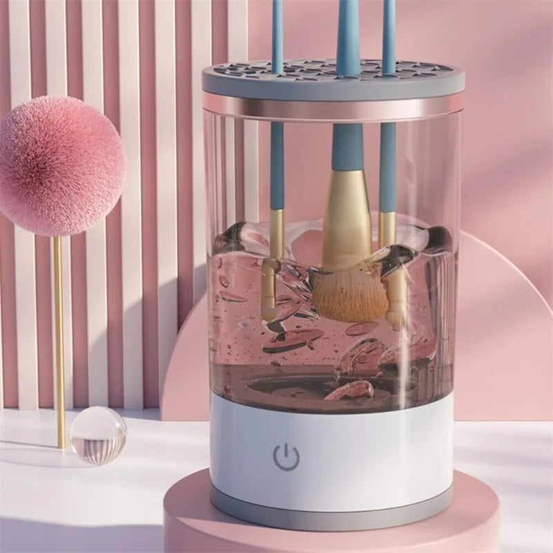 QuickSpin Automatic Makeup Brush Cleaner