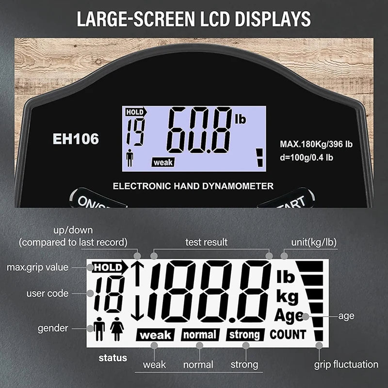 ProGrip Hand Digital Strength Tester