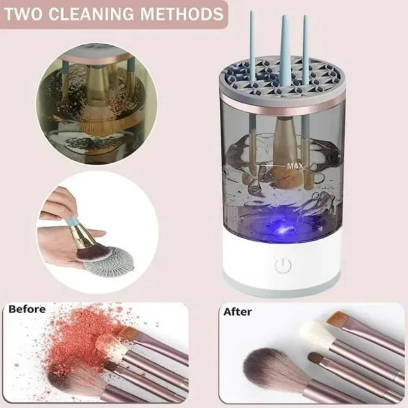 QuickSpin Automatic Makeup Brush Cleaner
